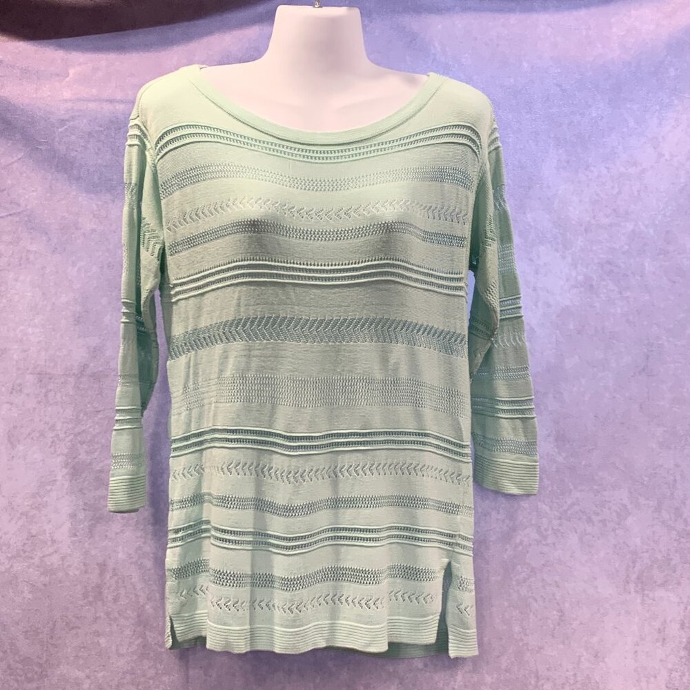 White House/Black Market Pointelle Detailed Sweater